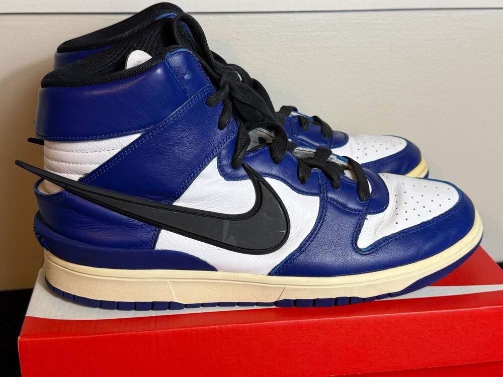 Nike Dunk High x AMBUSH Deep Royal
